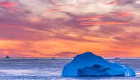 030 - Iceberg at sunset